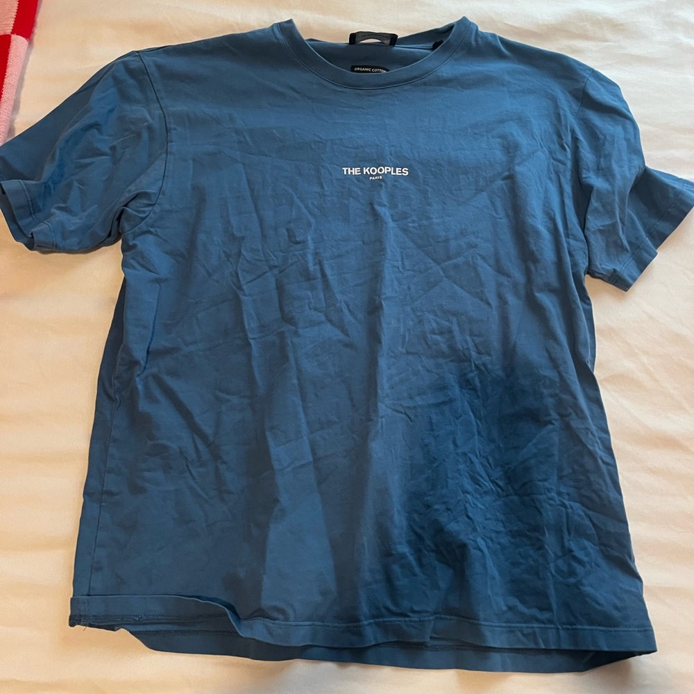 The Kooples Blue Short Sleeve Tee